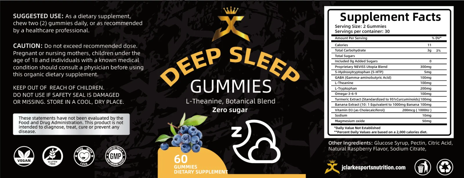 Sugar Free Deep Sleep Gummies - Image 4