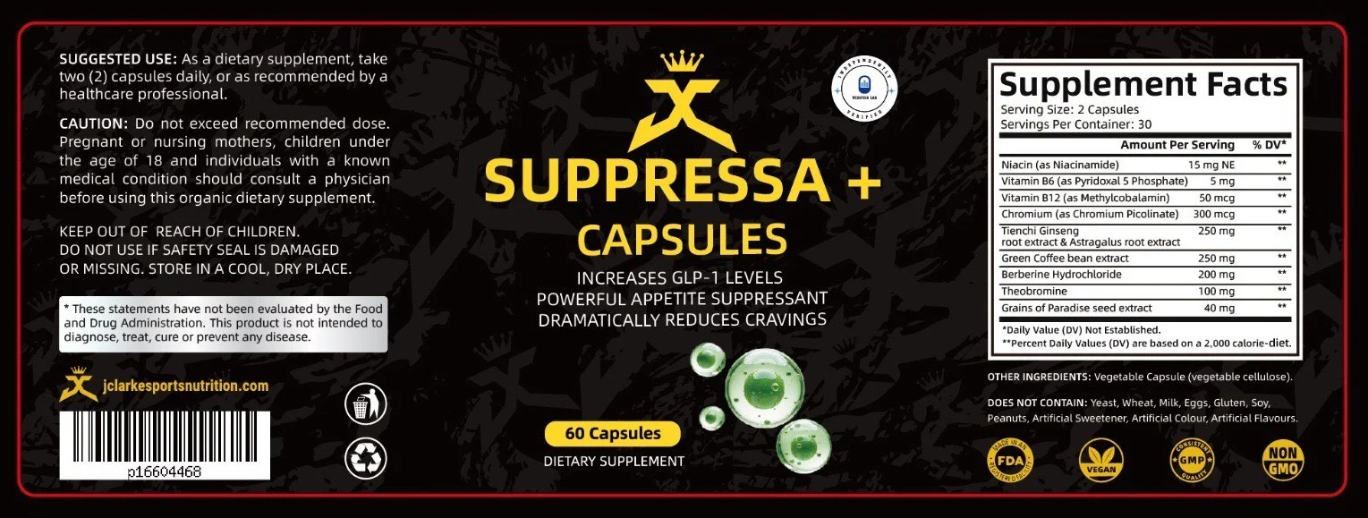 SUPPRESSA GLP-1 Capsules - Image 3